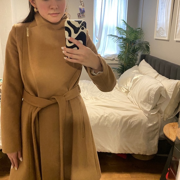 Extra small camel Michael Kors wool blend coat - Picture 1 of 3